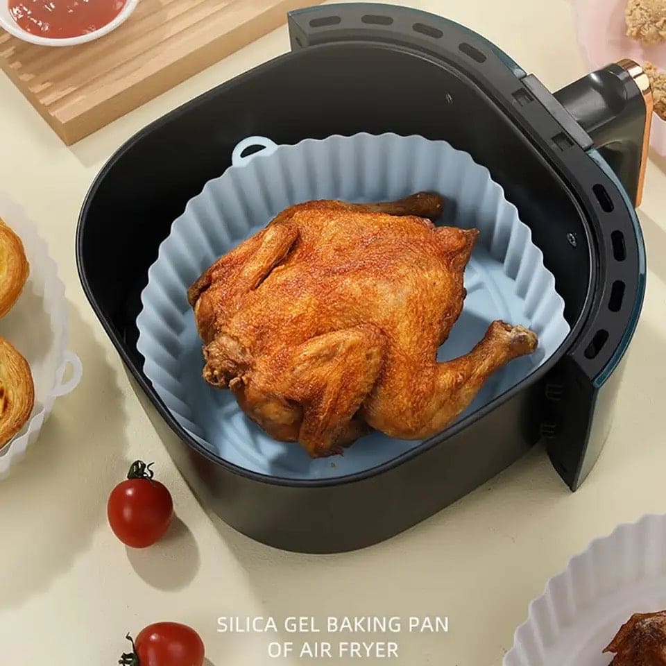 Silicone Air Frying Plate, Oven Baking Tray, Non Stick Baking Basket Mat, Round Replacement Grill Pan Accessory, Silicone Pot Liner Basket, Round Microwave Pads, Kitchen Cooking Tool Silicone Air Frying Plate, Oven Baking Tray, Non Stick Baking Basket Mat, Round Replacement Grill Pan Accessory, Silicone Pot Liner Basket, Round Microwave Pads, Kitchen Cooking Tool